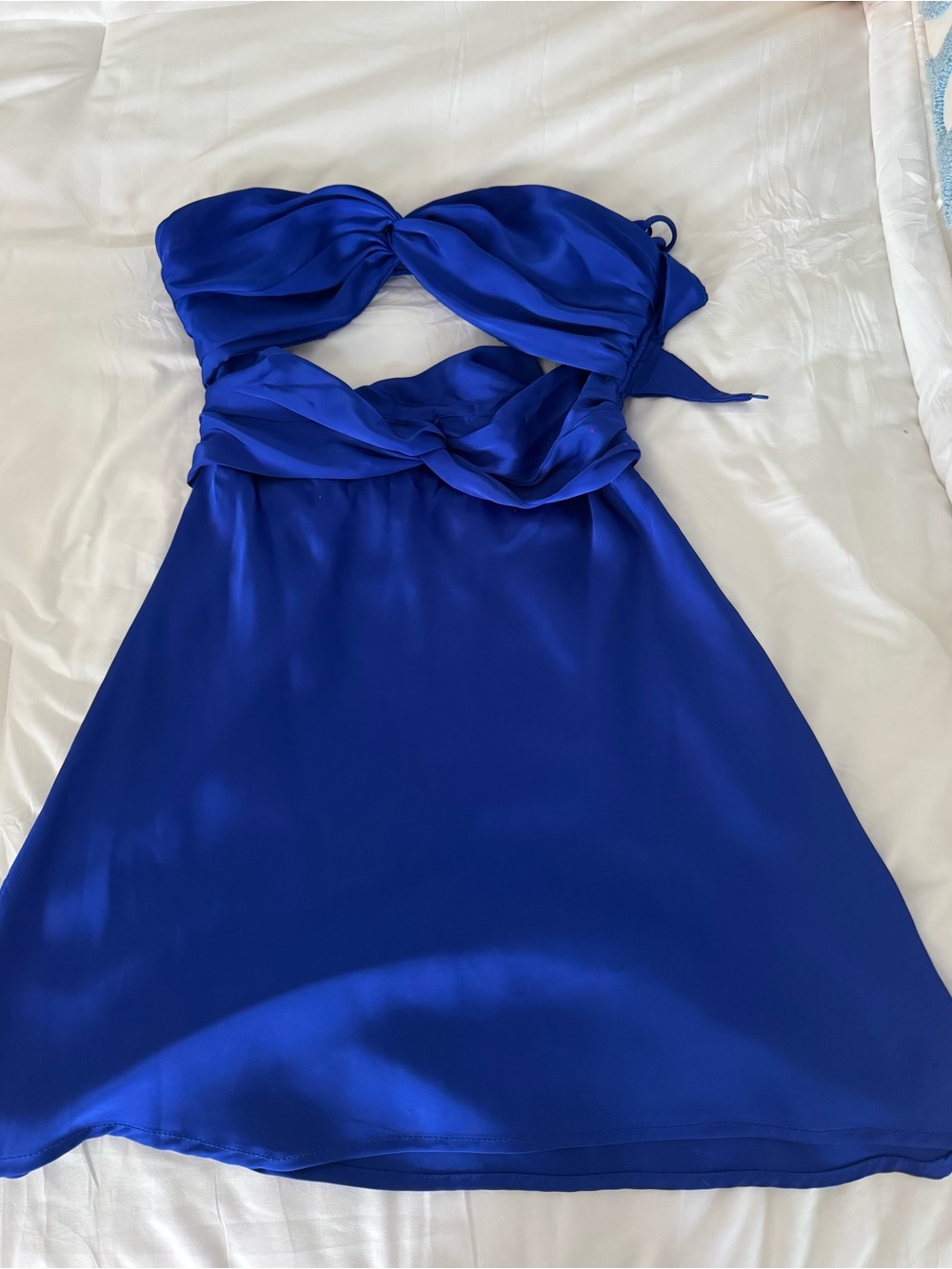 Hello Molly Sailing Day Mini Dress Cobalt Blue